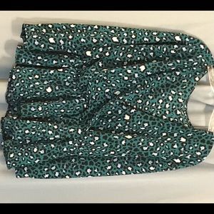 Boohoo Plus Leopard Print Top